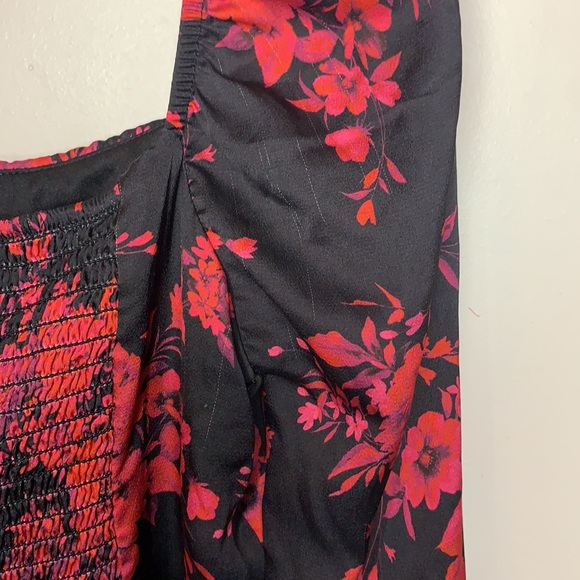 NSR Red and Black Mini Dress Size Small New - Picture 7 of 11